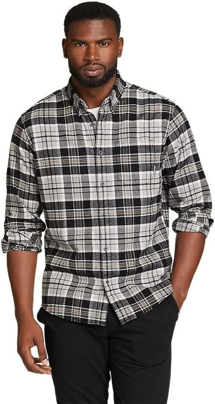 Eddie Bauer Men's Eddie's Favorite Flannel Classic Fit Shirt - Sm